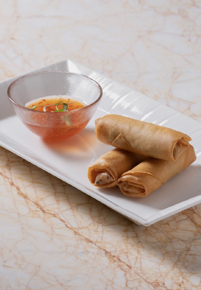 Deep-Fried Vegetarian Spring Roll